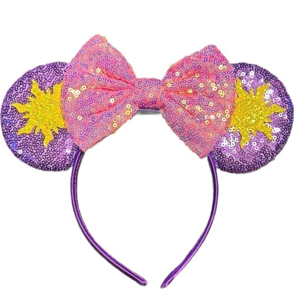 Women’s Disney Inspired Tangled Themed Minnie Ears - NWOT - Picture 3 of 5